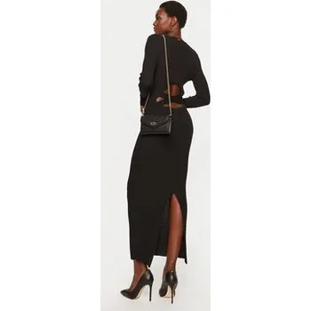 Dámské šaty TWINSET Úpletové šaty 242TP3043 Černá Slim Fit XXL