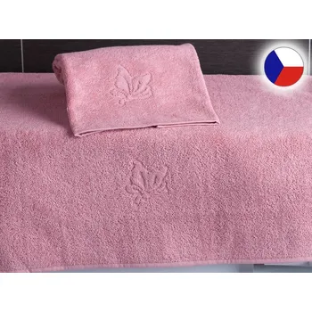 Osuška Luxusní osuška 70x140 GRAND Motýlek 640g starorůžová