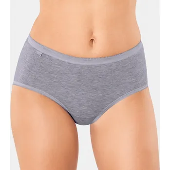 Kalhotky Sloggi Sada 3 kalhotek midi Basic šedý melír 40