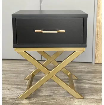 Noční stolek Noční stolek PLOTI - černá matná