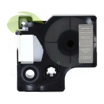 Pásek do tiskárny TONERSYP páska pro Dymo 53720 / S0721000 24mm x 7m bílý tisk/průhledný podklad