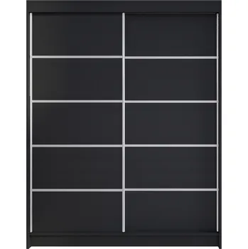 Šatní skříň Šatní skříň CAMINO IV šířka 150 cm - černá