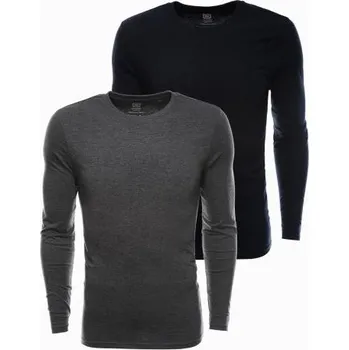 Pánské oblečení Pánský hladký dlouhý rukáv - mix 2ks SOLOMON