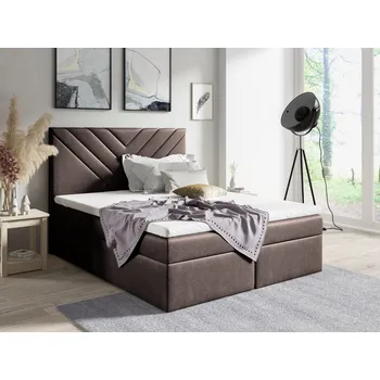 Postel Postel 70 GARD 140x200 cm s úložným prostorem Hnědá