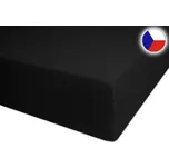 Prostěradlo froté černé 160x200