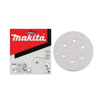 Brusný papír Fe Produkt Makita P-37736 papír brusný suchý zip 150mm 6 děr K400, 10ks STOP