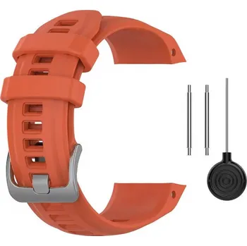 Řemínek na hodinky Silikonový řemínek Ricardo (pro Garmin Instinct 2S), červený