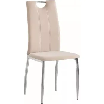 Jídelní židle Jídelní židle OLIVA NEW - béžová /chrom - SLEVA 3% s kodem radost25