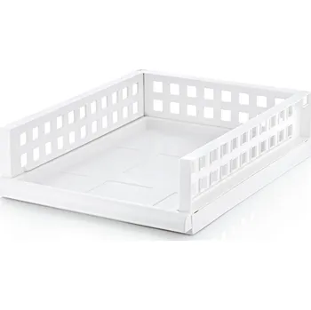 Úložný box Astoreo Police - stohovací systém bílá výška 11,5 cm