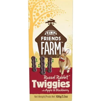 Krmivo pro hlodavce Supreme Tiny FARM Snack Rabbit Twiggies - králík 100 g