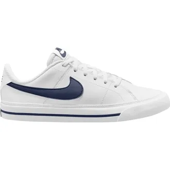 Chlapecké tenisky Dětské tenisky Nike COURT LEGACY 3.5Y Bílá, Tmavě modrá