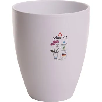 Obal na květináč Obal orchidejový 620 Panna bílý mat 13 cm / v. 15 cm - 6 ks