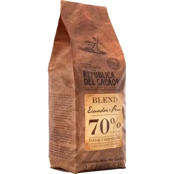 Výroba svíčky Hořká čokoláda 70% Ecuador+Peru 250 g | REPUBLICA DEL CACAO, 18836-025