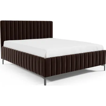 Postel Postel MACKENZIE 24 STANDARD 120x200 cm - černé nohy Hnědá