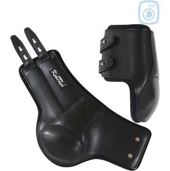 Sport Kentaur Zadní kožené kamaše pro koně OXFORD pratelné Barva: Černá, Velikost: Pony