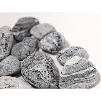 Přírodní kámen Přírodní kámen valouny SILVER (10-30 mm a 30-60mm - okrasný kámen 20kg)