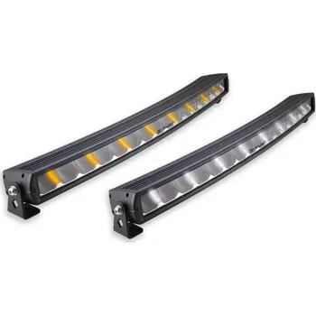 Přídavný světlomet LED rampa Skyled FORNAX ohnutá s DRL 813 mm, poziční světlo, 9-36 V, 160 W, 15200lm