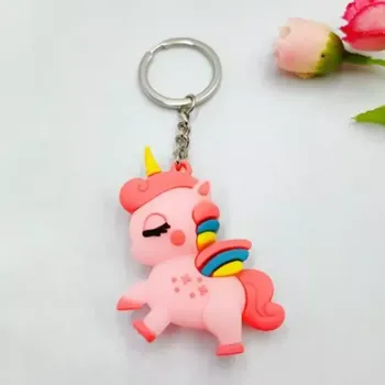 Přívěsek na klíče - JEDNOROŽEC/PONÍK (4) - RŮŽOVÝ (Značka: ZHENG)
