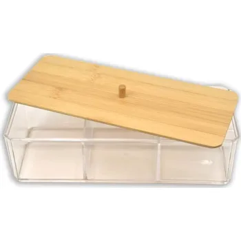 Alpina Kosmetický organizér Alpina transparentní 23,4x9,5x7 cm