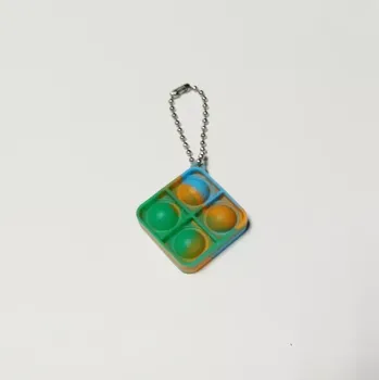 POP IT POP IT antistresová klíčenka - ČTVEREC 8 (Značka: JK-ZMM)