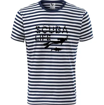 Scuba life - Triko na vodu - S ( Prouhovaná )