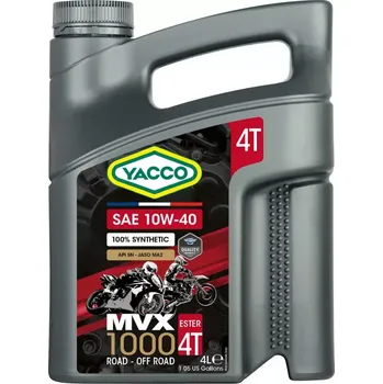 Motorový olej Yacco MVX 1000 4T 10W-40 4l