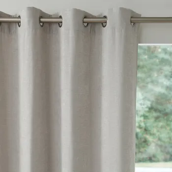 Závěs Blancheporte Žinylkový závěs perlově šedá 140x180 cm