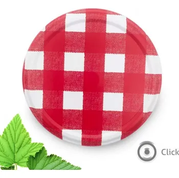 Víčko ¤66mm Twist 10ks RSB klik KÁRY červená