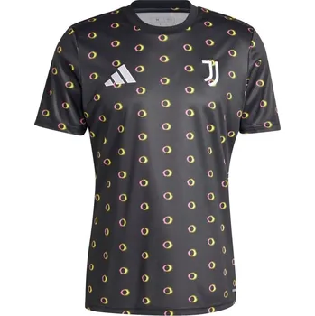 adidas Juventus Pre Match Shirt 2024 2025 Adults Black L