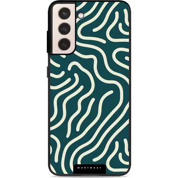 Pouzdro na mobilní telefon Lesklý kryt Mobiwear Glossy - Samsung Galaxy S21 Plus - GA61G Béžové linky - VÝPRODEJ (Prémiový lesklý kryt, obal, pouzdro Mobiwear Glossy na mobil Samsung Galaxy S21 Plus - GA61G Béžové linky)