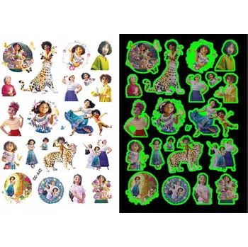 Odstranitelné tetování Dětské dočasné tetování - SVÍTÍCÍ VE TMĚ - ENCANTO 1 (Značka: TAKARA TOMY)