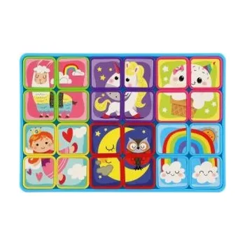 Hračka Teddies puzzle magnetické deskové - Fantazie