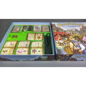 Příslušenství k deskovým hrám inserty.cz Kvedlalové z Kvedlinburku + Kořenářky + Alchimici - Insert (černý, 0027)