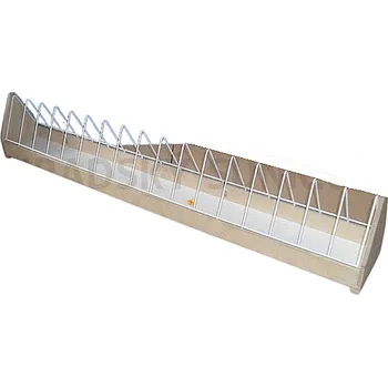 Krmítko pro ptáka Krmítko žlabové dřevěné - drátěná mřížka 100 cm,