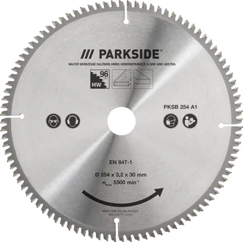 Pilový kotouč PARKSIDE® Pilový kotouč P KSB 254 A1, 254 mm (kotouč Multi Exterior)