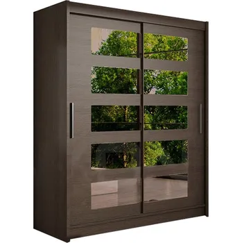 Šatní skříň Velká šatní skříň WESTA V čokoládová šířka 150 cm