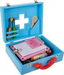 Dětský dřevěný doktorský kufřík 43 dílků