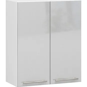 Kuchyňská skříňka Kuchyňská skříňka OLIVIA W60 H720 - bílá/šedý lesk