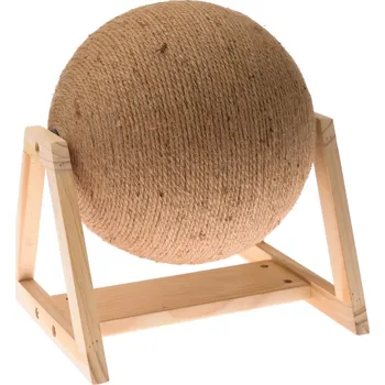 Škrabadlo pro kočky Ball, 30 x 30 x 23 cm, přírodní