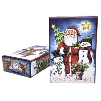 Koupelová kosmetika Soap Luxusní přírodní mýdlo 200g s vůní balené - Vánoční mýdlo