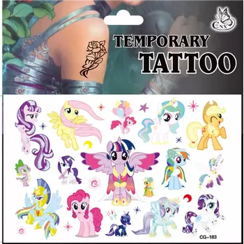 Odstranitelné tetování Dětské dočasné tetování - MY LITTLE PONY 5 (Značka: TAKARA TOMY)