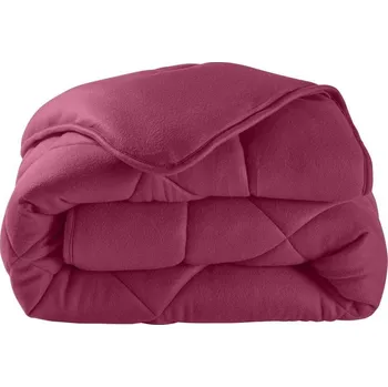 přikrývka Blancheporte Fleecová přikrývka 350 g/m2 švestková 220x240 cm