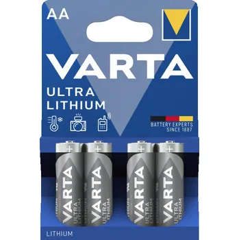 Článková baterie Baterie Varta Ultra Lithium AA 1,5 V, 4 ks