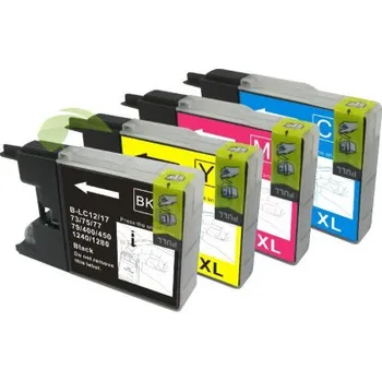 Sada náplní pro Brother LC-1240 CMYK, DCP-145/375/MFC-290/295