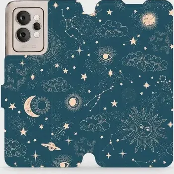 Pouzdro na mobilní telefon Knížkové flip pouzdro Mobiwear - Realme GT 2 Pro - VP14S Magický vesmír - VÝPRODEJ (Knížkové flip pouzdro, obal, kryt Mobiwear na mobil Realme GT 2 Pro VP14S Magický vesmír)