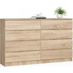 Komoda K160 8SZ - dub sonoma