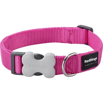 Obojek pro psa Obojek RED DINGO jednobarevný 24-36cm/15mm tm. růžový