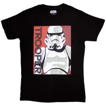 Pánské tričko Merch Star Wars: Star Wars Unisex T-shirt: Trooper Card (large) L