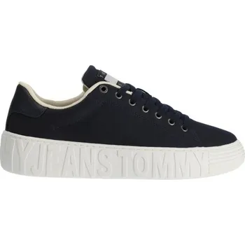 Pánské tenisky Pánské nízké tenisky Tommy Hilfiger TOMMY JEANS CANVAS OUTSOLE 45 Tmavě modrá, Bílá, Červená
