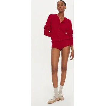 Dámské kraťasy Herskind Šortky z materiálu 5240969 Červená Slim Fit M_L